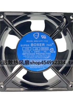 BOXER AC115V WS2107F-1110 12038 12厘米金属耐高温机柜轴流风扇