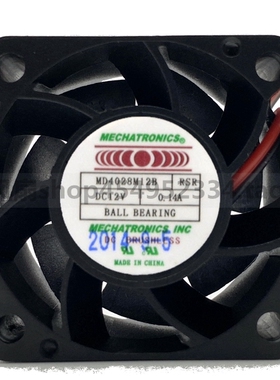 原装MECHATRONICS MD4028M12B 4028 12V 0.14A 4CM服务器散热风扇