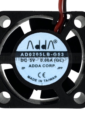 原装正品协喜ADDA AD0205LB-G50 DC5V 0.06A 2510 2.5CM散热风扇