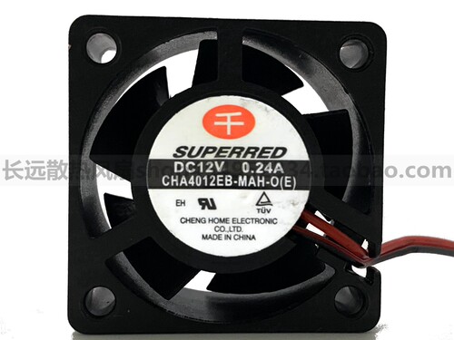 原装正品 SUPERRED 4020 12V 0.24A CHA4012EB-MAH-O(E) 散热风扇