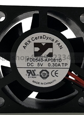 FD0540-AP081D 三匠ARX CeraDyna FAN 5V 0.30A 4020 2线机箱风扇