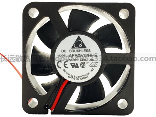 台达 AFB0512HHB-F00 5015 12V 0.20A 5CM/厘米 双滚珠大风量风扇