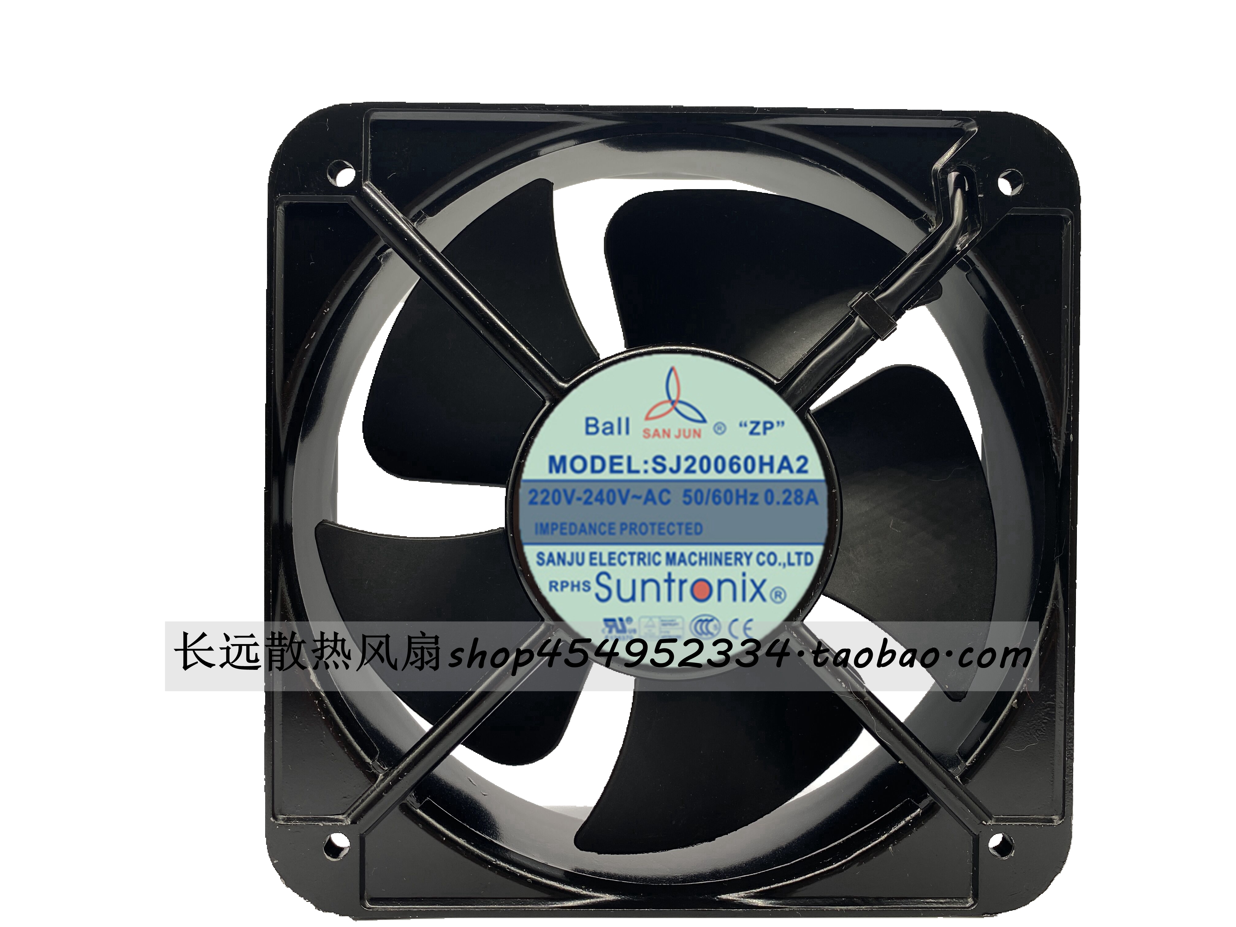 三巨 SJ2006HA2 HA1 HA3 20060 220V0.45a 20cm 机柜 散热风扇