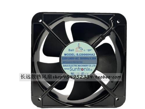 三巨 SJ2006HA2 HA1 HA3 20060 220V0.45a 20cm 机柜 散热风扇