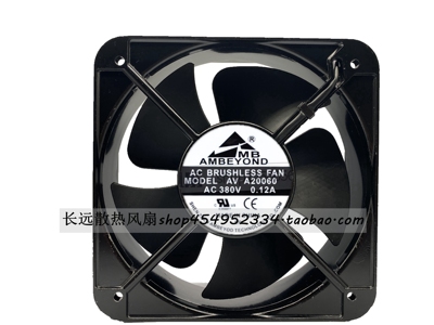 全新 AMBEYOND AV-A20060 200*60 380V 20CM 焊机柜配电箱8寸风扇