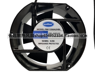 全新SUNFLOW FM17250A2HBL 220V 17251 17CM 机柜 轴流 散热风机
