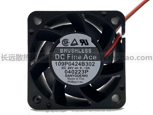 全新 三洋SanAce 109P0424B302 4028 24V 0.13A 变频器散热风扇