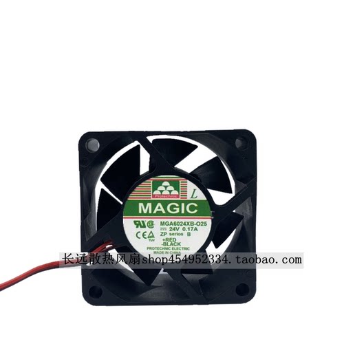永立MAGIC 6025 MGA6024XB-O25 24V 0.17A 6cm富凌变频器散热风扇
