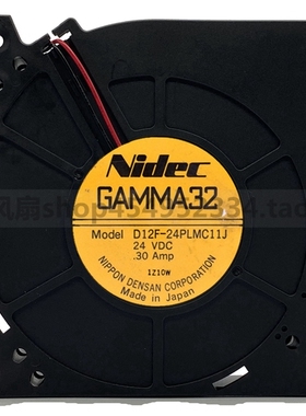 NIDEC GAMMA32 D12F-24PLMC11J 24V 0.30A 12032 12CM 涡轮鼓风机
