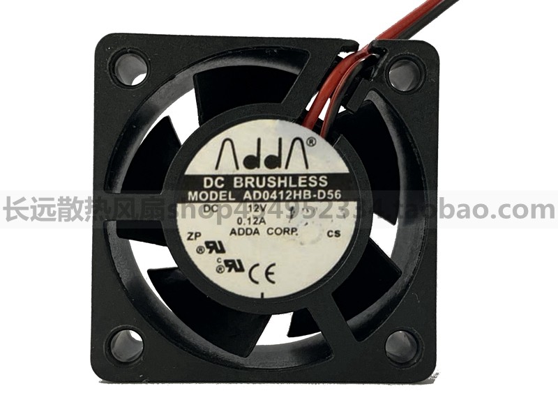 全新原装ADDA4cm1U服务器交换机风扇4020 12V 0.12A AD0412HB-C56