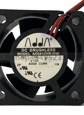 全新原装ADDA4cm1U服务器交换机风扇4020 12V 0.12A AD0412HB-C56