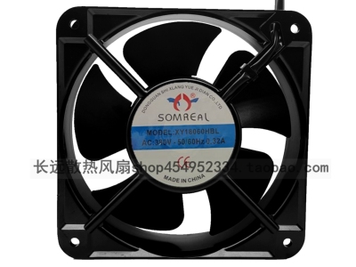 原装正品 全新SOMREAL XY18060HBL 220V 0.45A 风扇 散热 风机