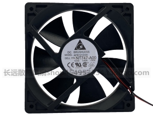 Delta/台达 12025 12V DC 0.60A 机箱PWM散热风扇 AFB1212VH 12CM