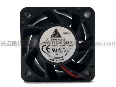 Delta台达 4CM/厘米 4028 12V 0.87A TFB0412EHN 服务器暴力风扇