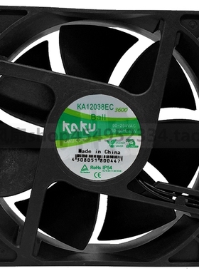原装KAKU卡固KA12038EC 90-264V 17W 12038 ADC风机 节能散热风扇