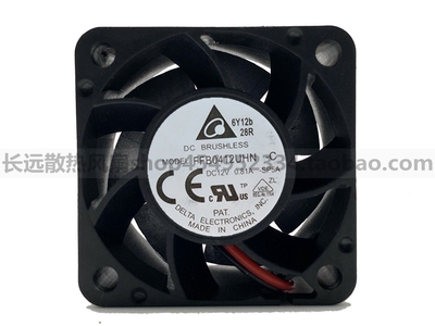 全新台达 FFB0412UHN 4028风机 12V 0.81A  大风量服务器散热风扇