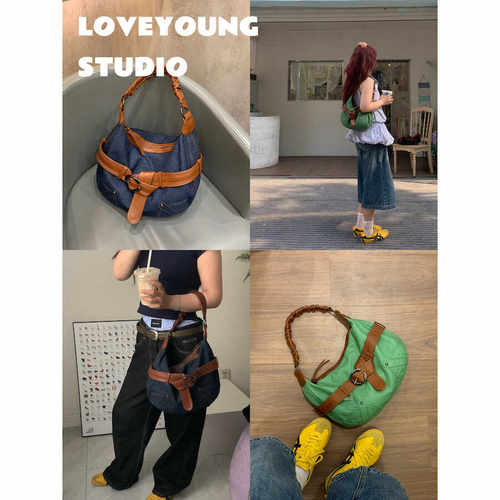 loveyoung博主同款复古腋下包