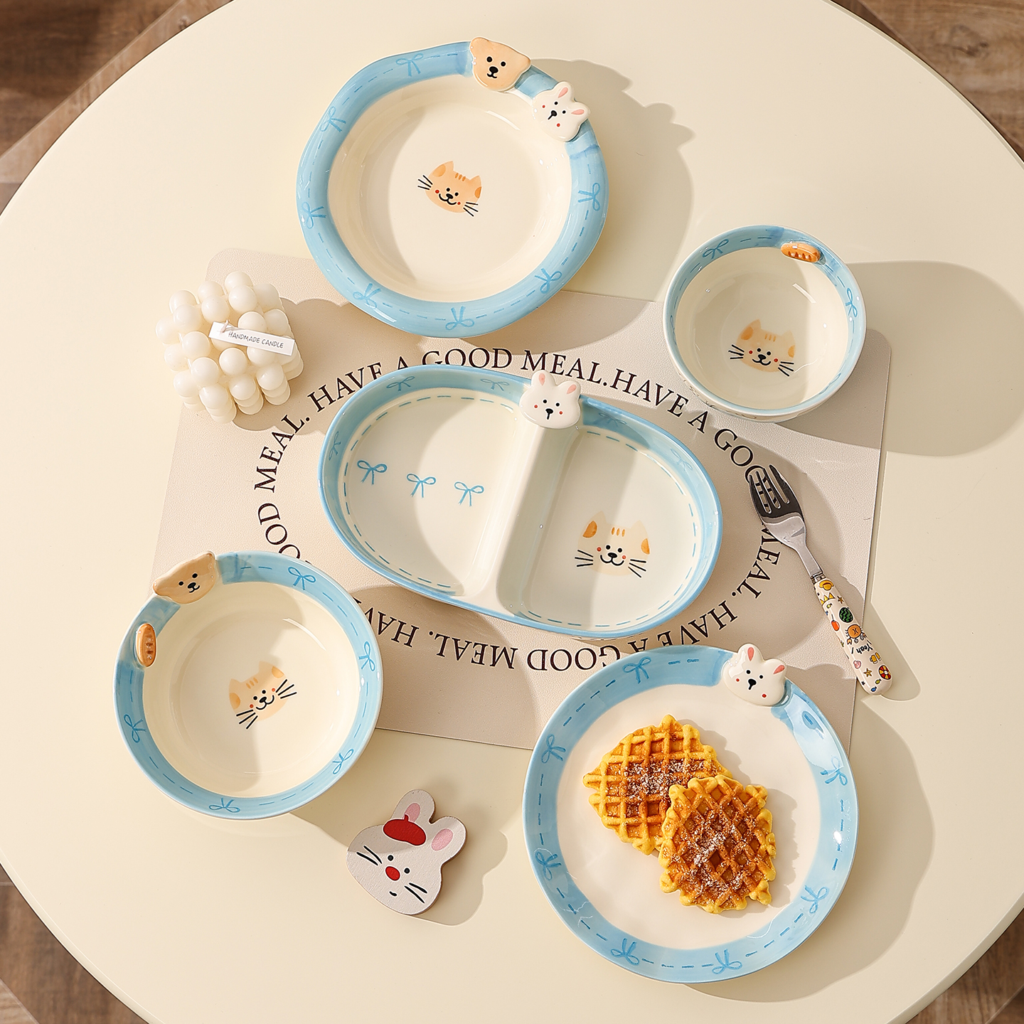 创意高颜值陶瓷餐盘漂亮餐具