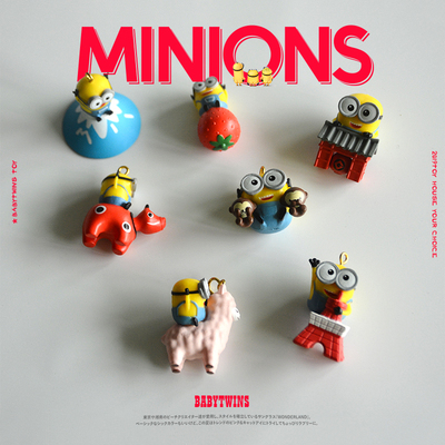 原单地域限定小小兵可爱挂机公仔