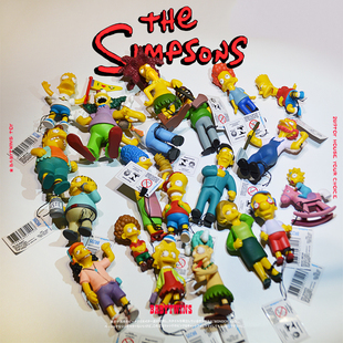 辛普 原单 河马荷马homer 摆件 bart手办 美国动漫