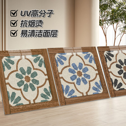 【复古拼花】加厚高端自粘地板贴鱼骨纹革防水防滑家用旧地面改造