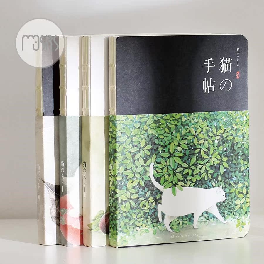 促銷見描述單本裝膠釘式裝訂貓咪記事本手空白文具紙筆本子裸裝本