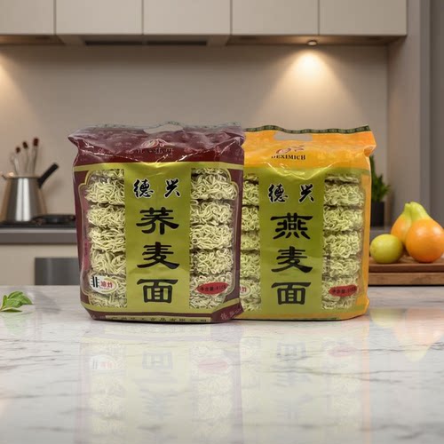 包邮德兴非油炸乔麦面广东蛋清