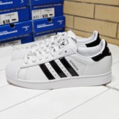 阿迪达斯IE5524 JI0079男女SUPERSTAR贝壳头板鞋 HQ2207 JP9677