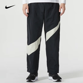 清仓 耐克FB7881 010男子新款 特价 大勾宽松直筒梭织运动休闲长裤