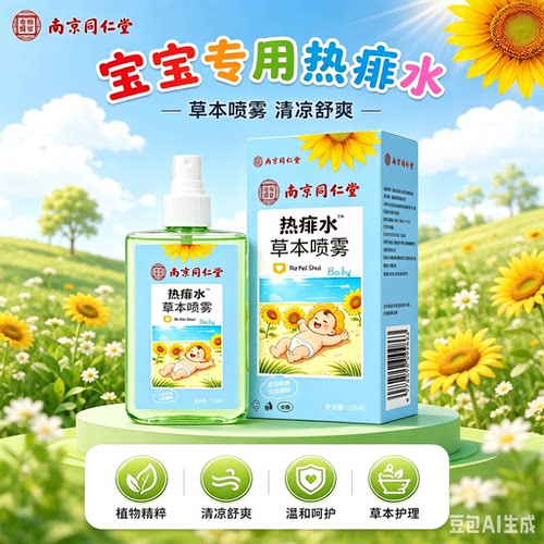 南京同仁堂热痱水宝宝防痱子水