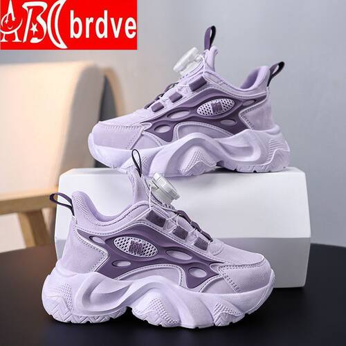 女童鞋2024秋冬季新款皮面运动鞋