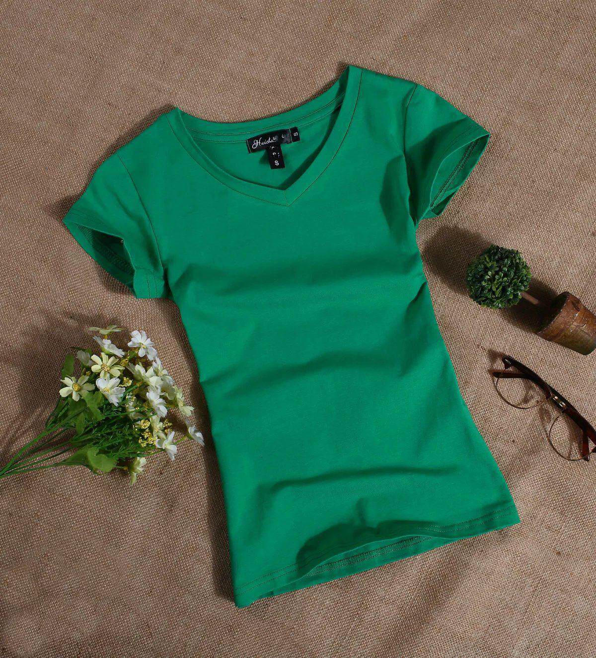 夏天短袖T恤女装丅桖体血土裇上衣服休闲运动贴身V字领打底衫 v领在类目 女装/女士精品, T恤中 - 来自Buy2taobao.com提供专业的淘宝代购服务