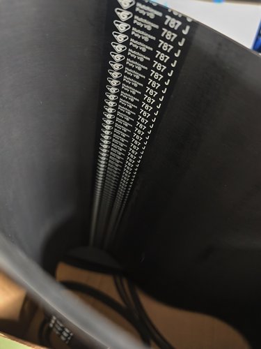 哈金森PJ多楔带4PJ787  橡胶皮带 滚筒电机带 工具带HUTCHINSON