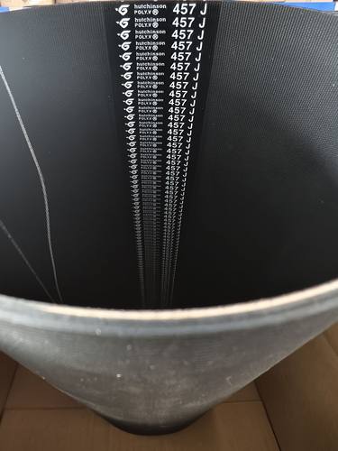 哈金森PJ多楔带3PJ457  橡胶皮带 滚筒电机带 工具带HUTCHINSON
