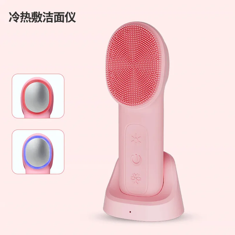 跨境新款电动洁面仪脸部洗脸刷硅胶美容仪器洁面刷洗脸仪清洁神器