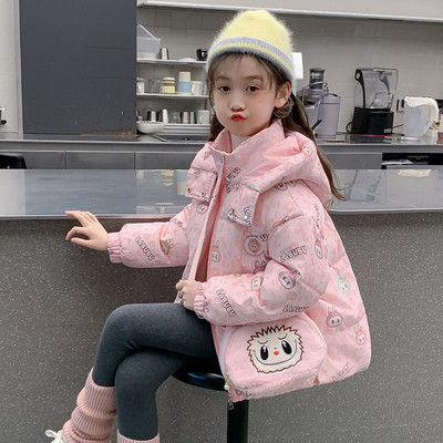 女童冬季新款洋气潮流羽绒棉袄