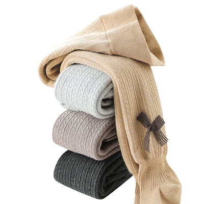 女童连裤袜冬季加绒加厚外穿保暖