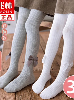 女童白色连裤袜夏季薄款儿童女孩婴儿宝宝配裙子打底裤外穿春秋冬