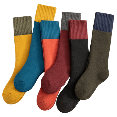 俞兆林儿童袜子秋冬纯棉