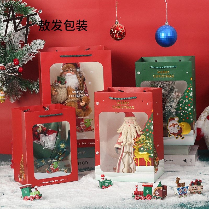 christmas wrapping paper folding candy gift box merry xmas