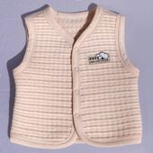 天然彩棉宝宝纯棉马甲婴儿保暖春秋背心男童女童新生儿坎肩