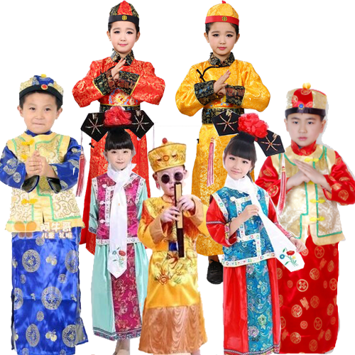 儿童清朝阿哥贝勒古代少爷服