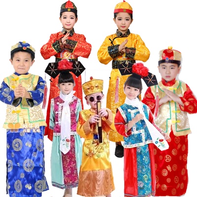 儿童清朝阿哥贝勒古代少爷服