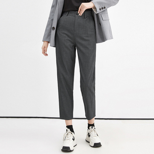 子休闲裤 2025年秋装 遮肉显瘦裤 XC系列松紧腰九分裤 女 Outlets专柜
