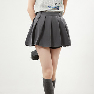 2026年春Outlets正品 半身裙 高端HG系列学院风百褶短裙显腿长裙裤