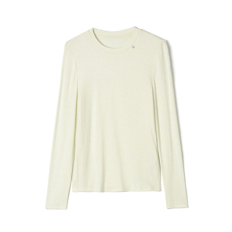 奥莱专柜正品 LH春装2026新款 弹力修身打底上衣套头长袖针织衫女,女装/女士精品,毛针织衫,淘宝优惠券,粉丝福利购,淘宝优惠卷