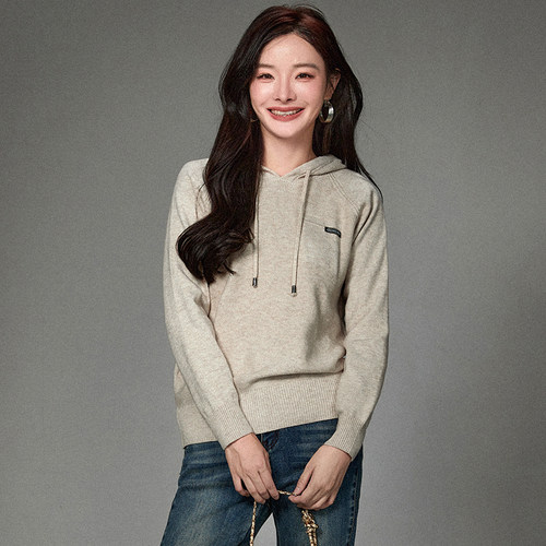 休闲长袖上衣外穿连帽毛衣