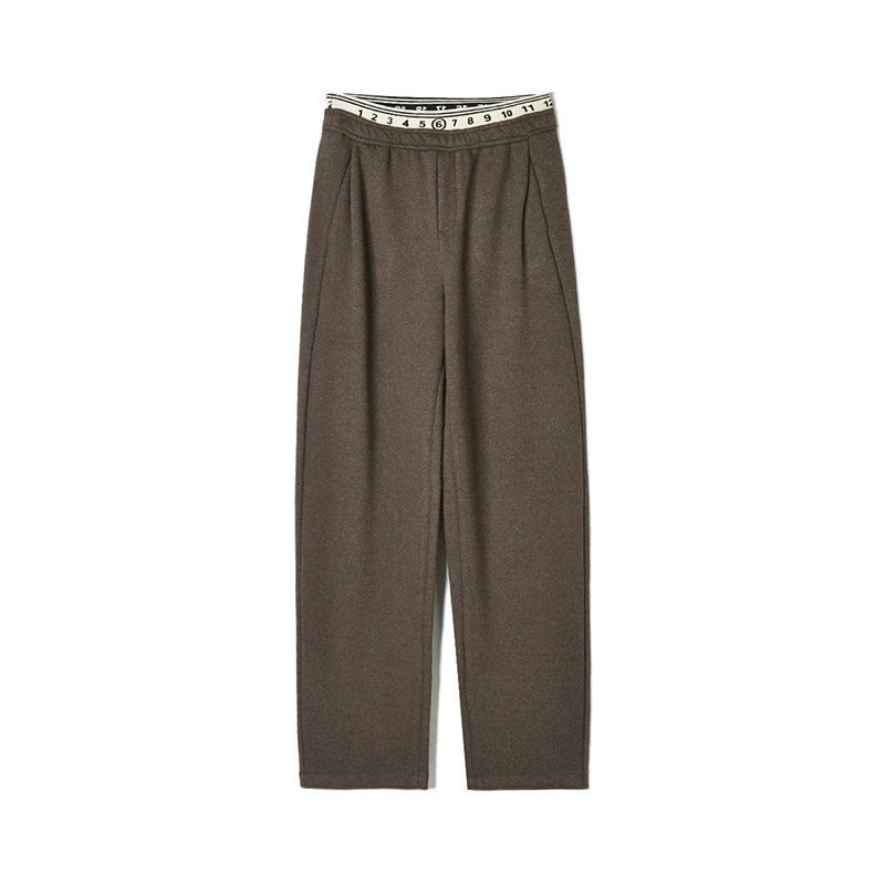 2025年冬装Outlets专柜 高端DN系列运动风长裤松紧腰拼色休闲裤女