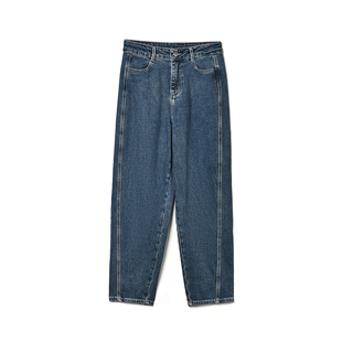 百搭牛仔裤 2025年Outlets专柜 修身 高腰烟管长裤 女 深圳南油NY秋装