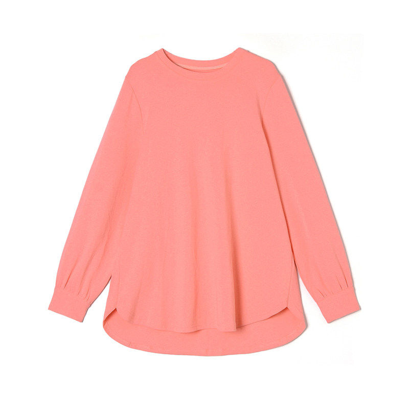 2026年春Outlets正品 高端TE系列前短后长设计感上衣中长款卫衣女